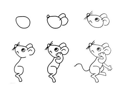 幼儿园动物简笔画步骤图 中级简笔画教程-第7张