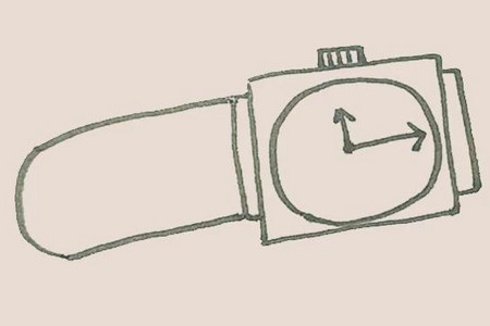 手表怎么画 手表简笔画画法简单好看 中级简笔画教程-第5张