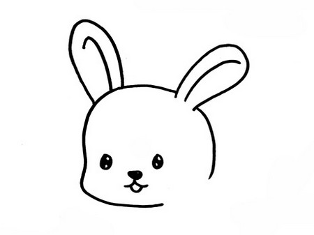 怎么画可爱的小兔子简笔画 中级简笔画教程-第3张