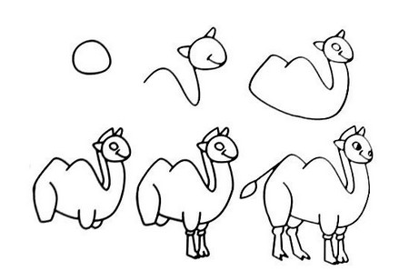 幼儿园动物简笔画步骤图 中级简笔画教程-第8张