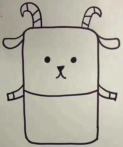 可爱的小羊简笔画怎么画 动物-第3张