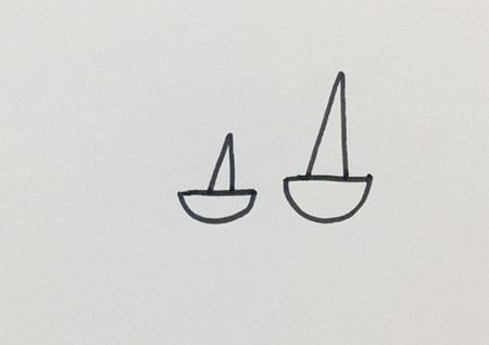 大海怎么画简笔画步骤图 中级简笔画教程-第2张