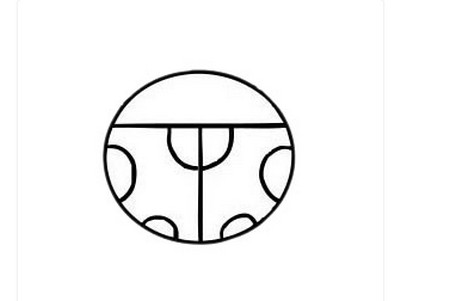 七星瓢虫线描画图片黑白色 初级简笔画教程-第5张