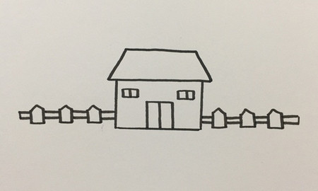 美丽乡村怎么画又简单又好看 中级简笔画教程-第3张