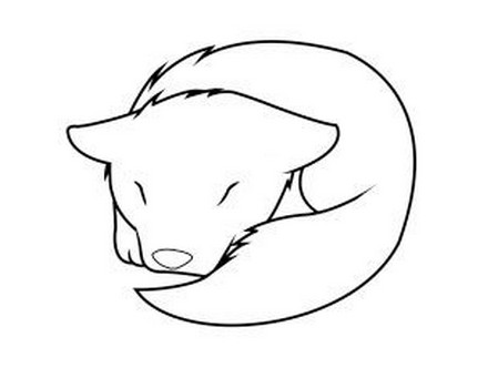 动物睡觉简笔画图片大全 中级简笔画教程-第3张