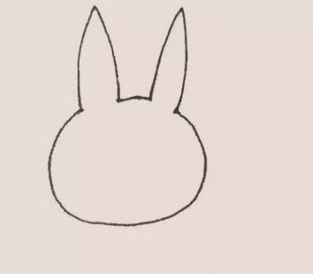 米菲兔简笔画步骤 小白兔简笔画 中级简笔画教程-第3张