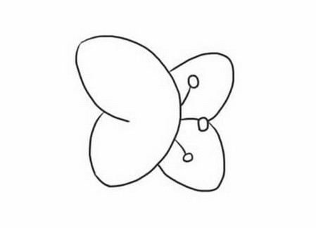 蝴蝶兰花朵线描画图片 中级简笔画教程-第4张