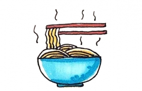 卡通狐狸简笔画画法步骤图片