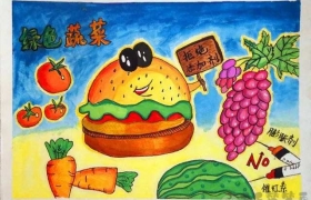 食品安全儿童画大全