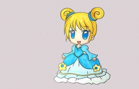 卡通甜甜圈简笔画的画法步骤教程及图片大全