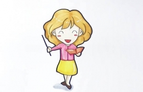 呆萌q版鹿晗简笔画教程一步步教你画q版鹿晗简笔画