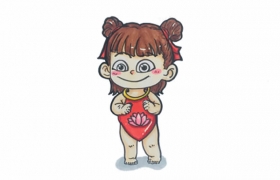 哪吒简笔画全身彩色画法步骤图片教程